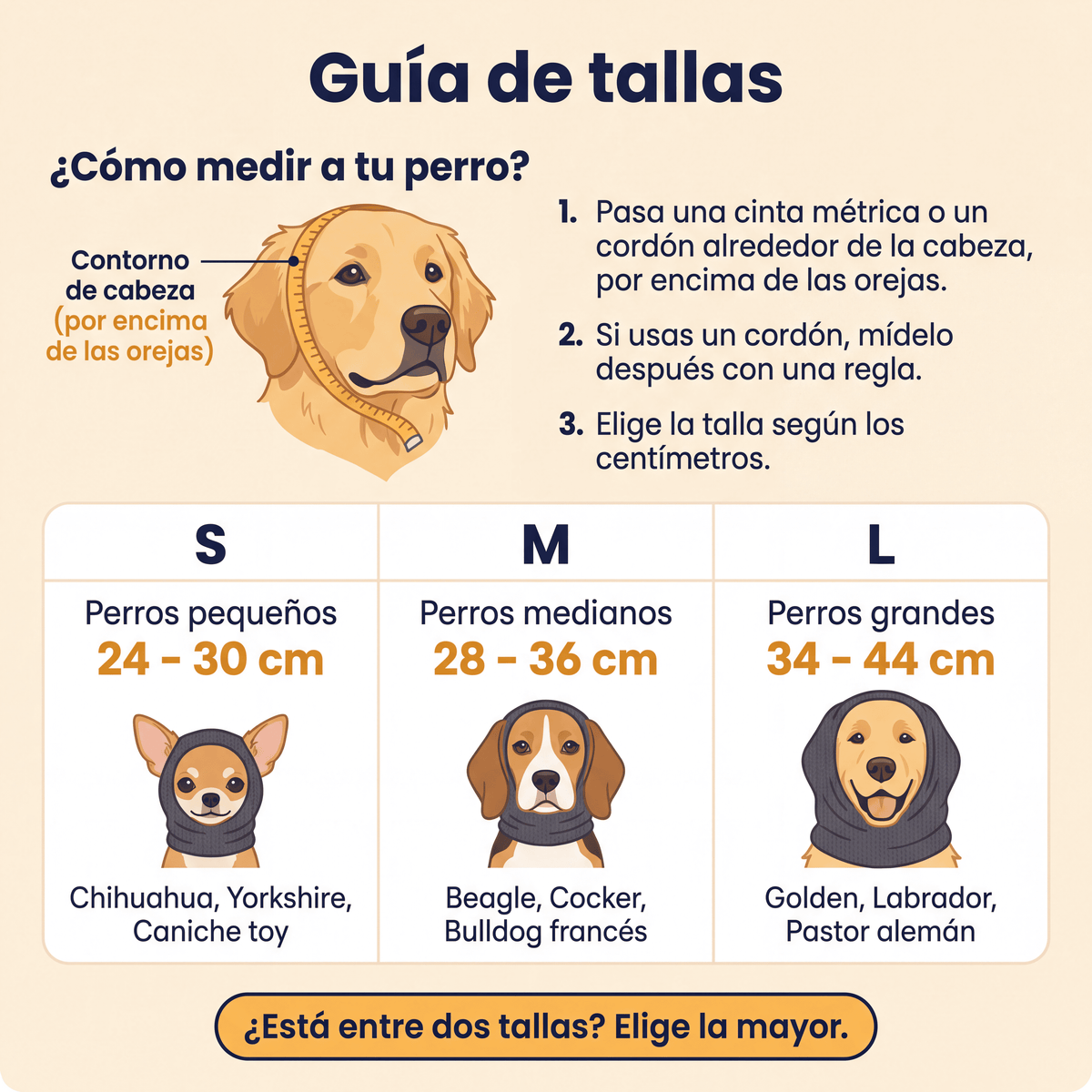 Silecan™ - Capucha Calmante Antirruido para Perros