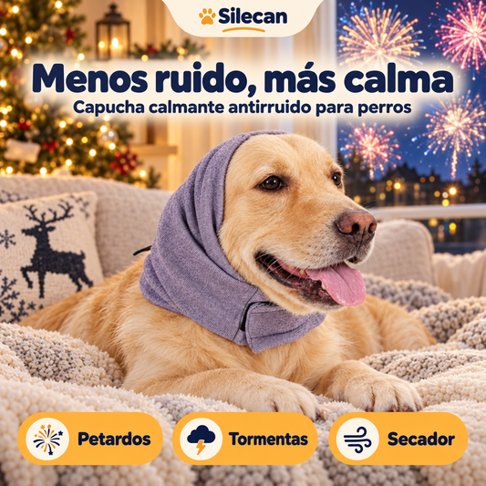 Silecan™ - Capucha Calmante Antirruido para Perros
